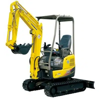 yellow 1.7 tonne excavator
