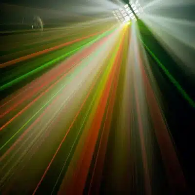 radical LED derby with laser