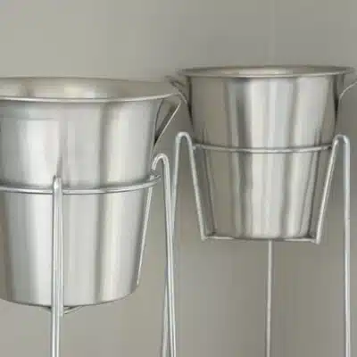 wine ice bucket on stand