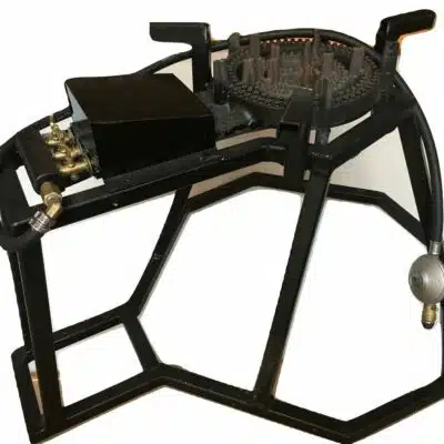 gas cooker on stand