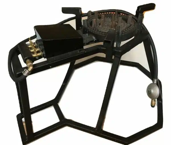 gas cooker on stand