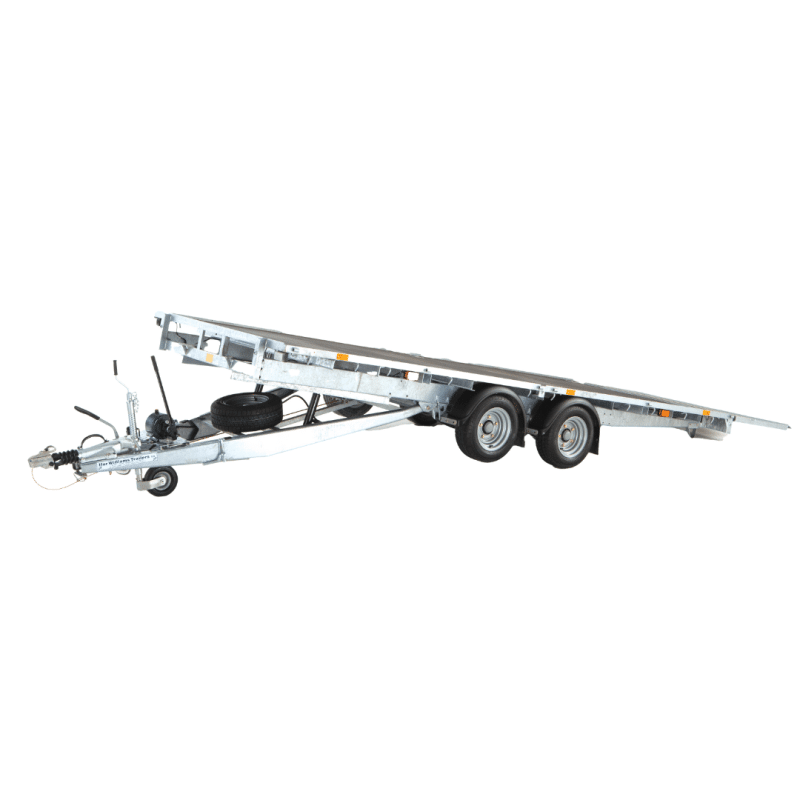 TILT-BED TRAILER FLATBED